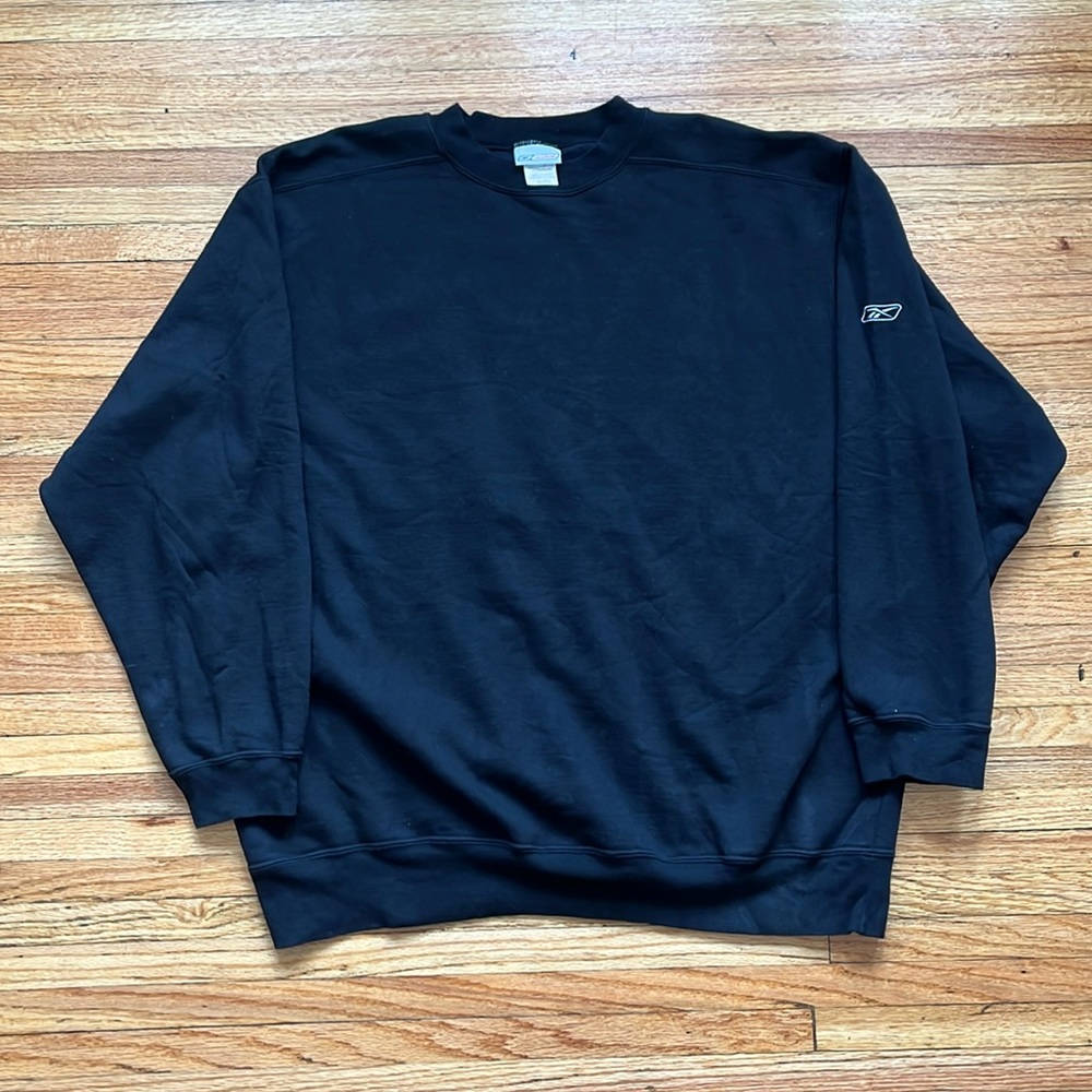 Vintage Reebok Crewneck / XL / 2000s / Black